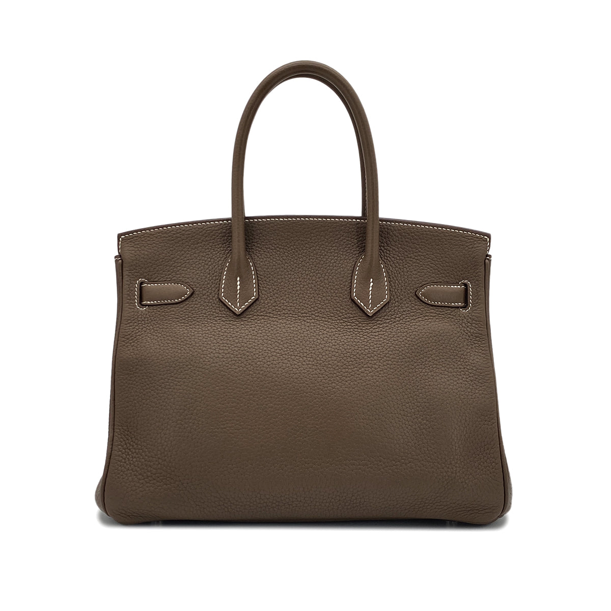 HERMES BIRKIN 30 ETOUPE TAURILLON CLEMENCE HAND BAG □R SHW 90286856