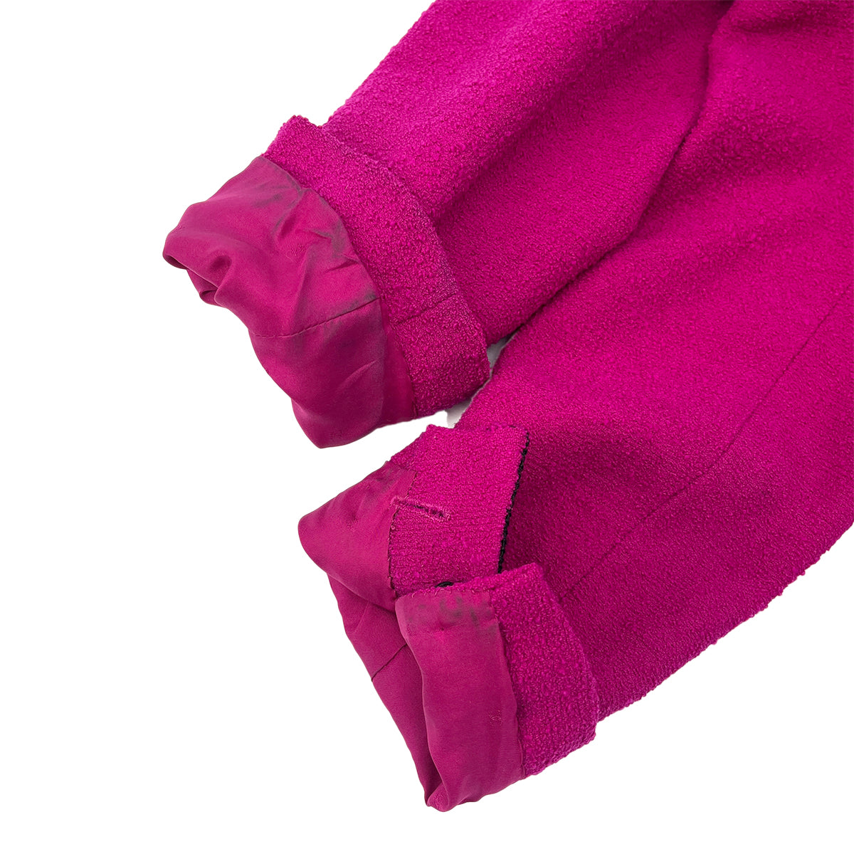 CHANEL VINTAGE COCO BUTTON TWEED JACKET PINK WOOL 36 RTW 90286878