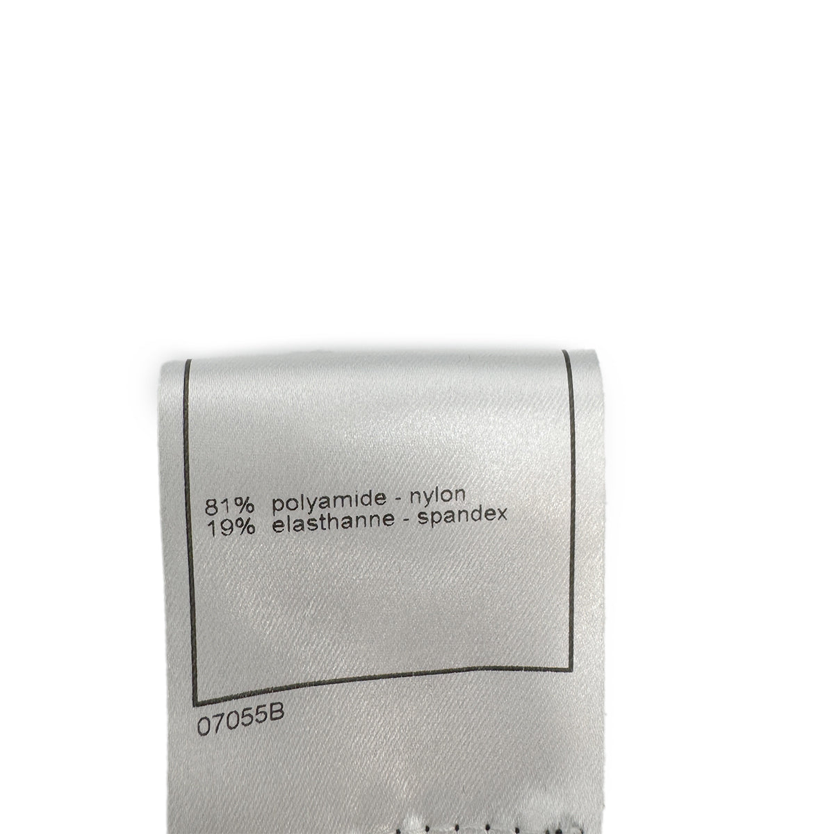 CHANEL VINTAGE COCOMARK HALF SLEEVE DRESS GRAY NYLON 44 98P RTW 90286909