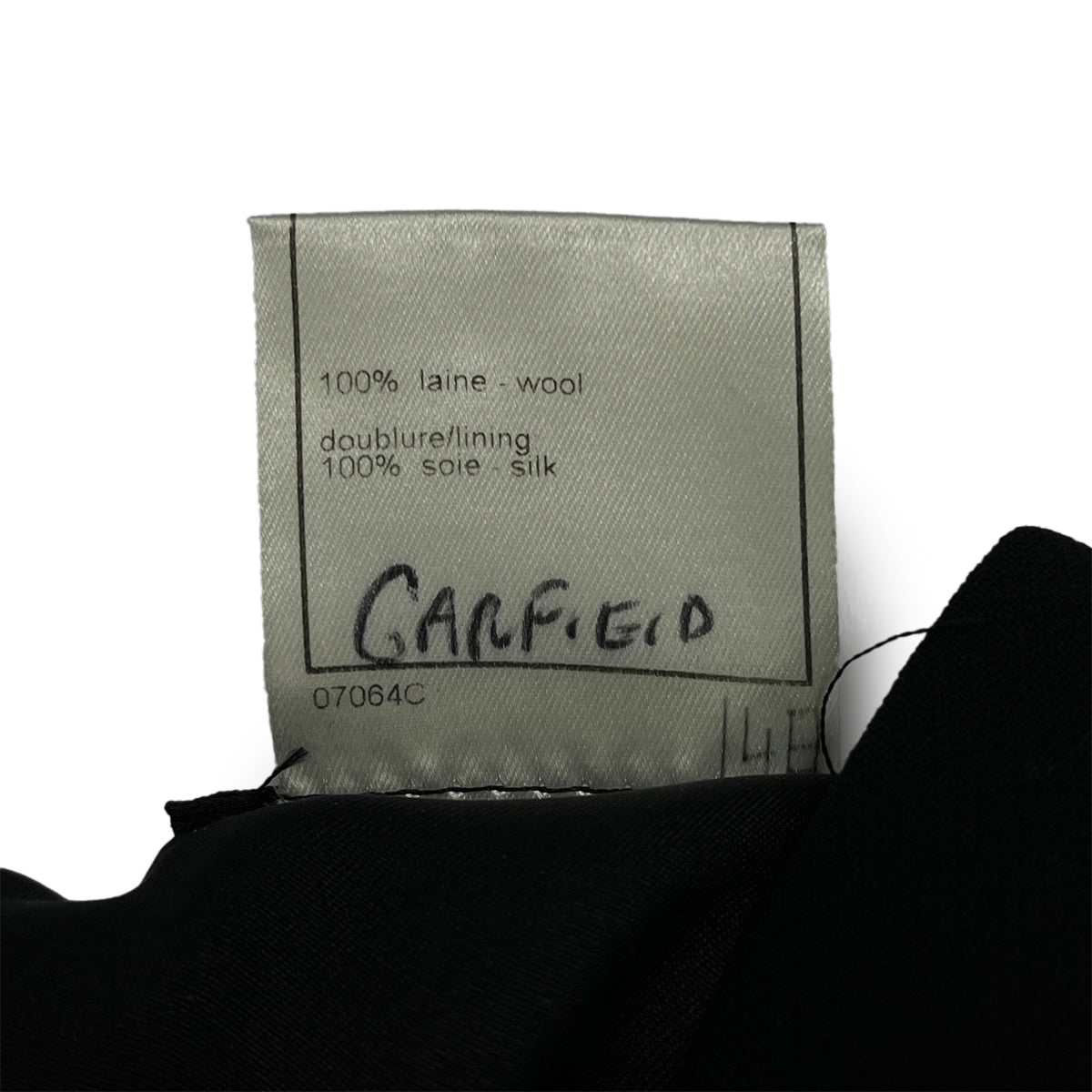 CHANEL VINTAGE COCOMARK CHAIN BELT JACKET COCO BUTTON SKIRT SET BLACK WOOL 34 98P RTW 90287085