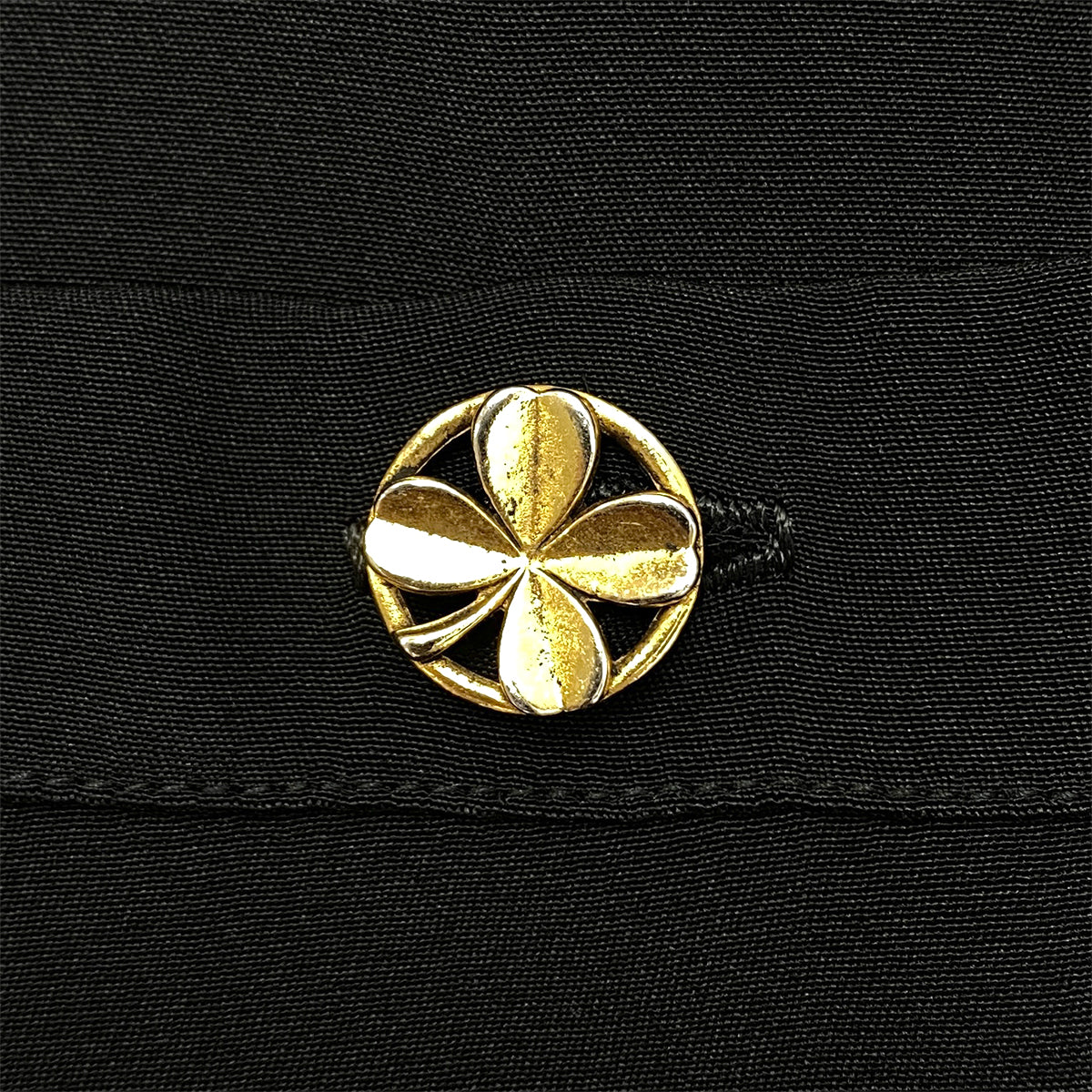 CHANEL VINTAGE FOUR POCKET BICOLOR JACKET PLEATED SKIRT SET BLACK 40 RTW 90287485