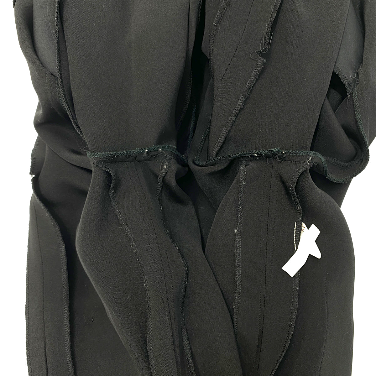 CHANEL VINTAGE FOUR POCKET BICOLOR JACKET PLEATED SKIRT SET BLACK 40 RTW 90287485