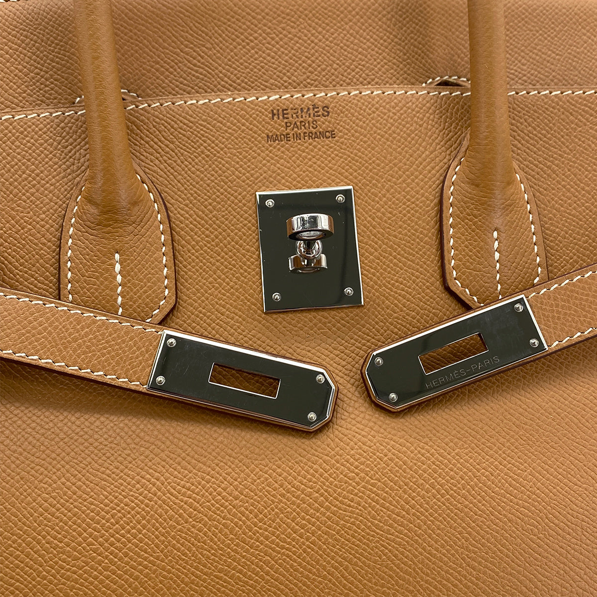HERMES BIRKIN 35 NATUREL VEAU EPSOM HAND BAG □K SHW 90287881