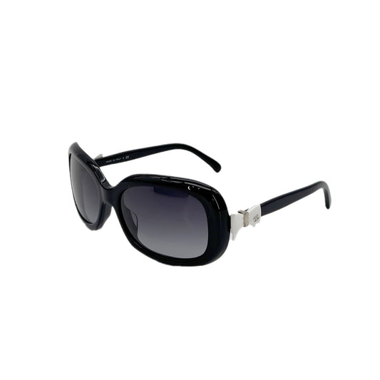 CHANEL SUNGLASSES COCOMARK RIBBON BLACK WHITE EYEWEAR 90287909