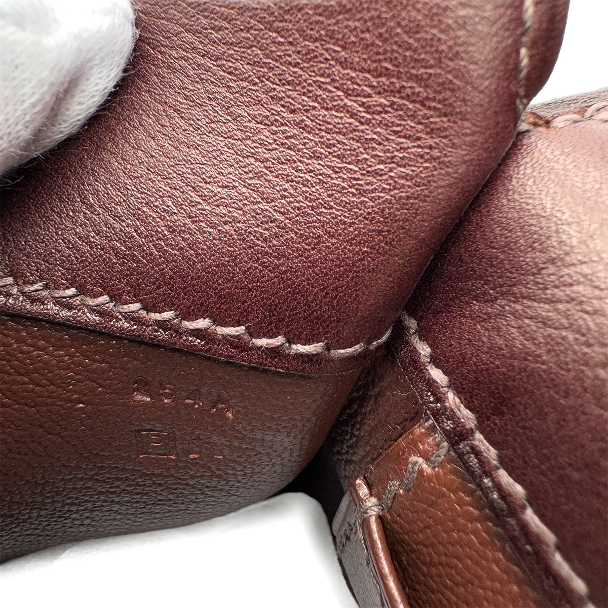 HERMES ETRIBELT EBENE EVERGRAIN HAND BAG □P 90288484