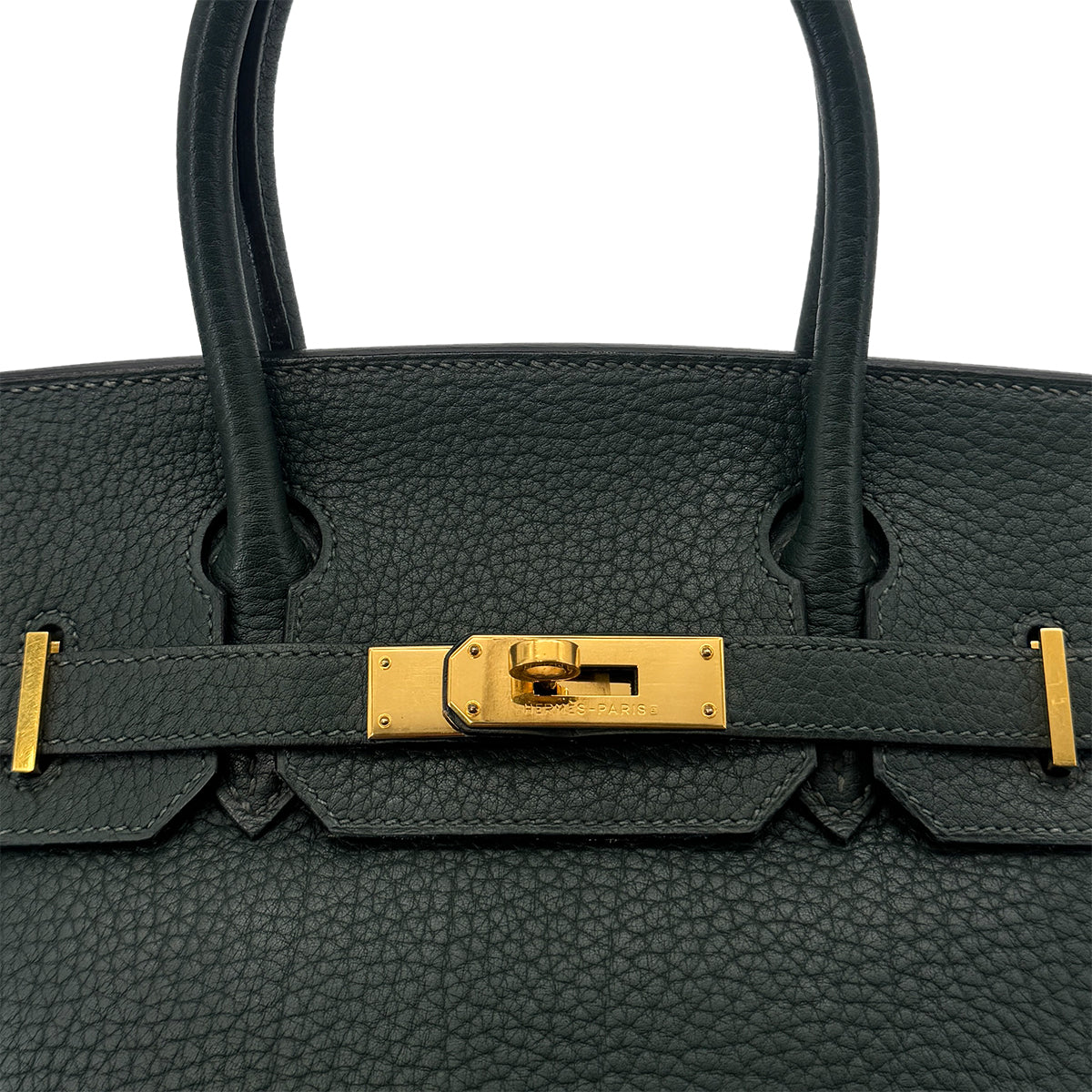 HERMES BIRKIN 30 VERT TOGO HAND BAG □H GHW 90288488