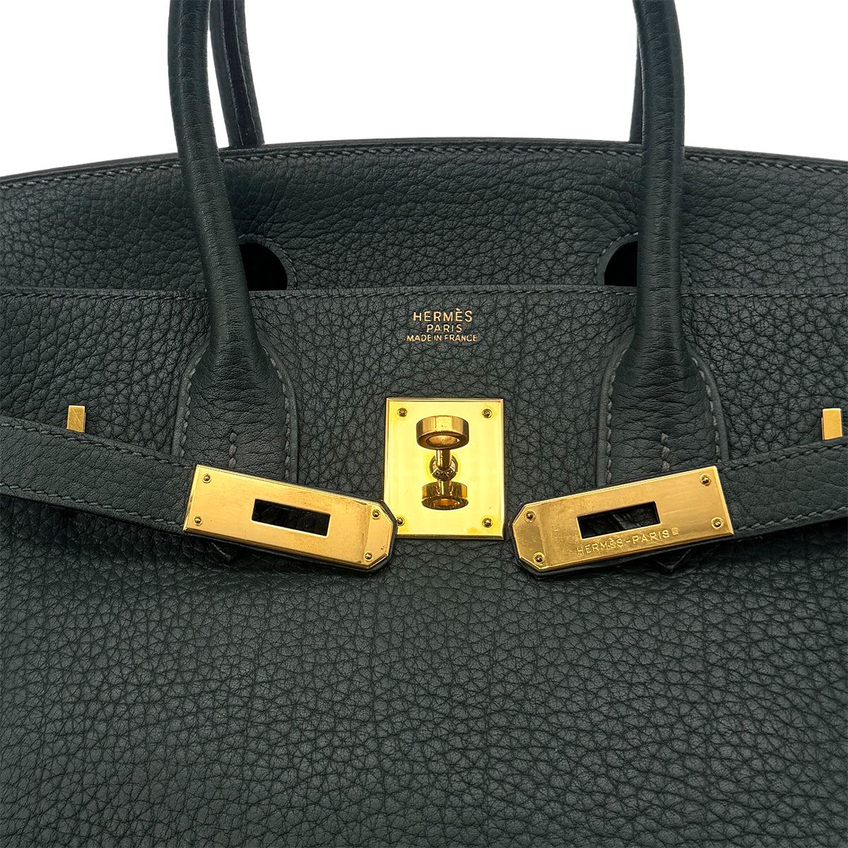 HERMES BIRKIN 30 VERT TOGO HAND BAG □H GHW 90288488