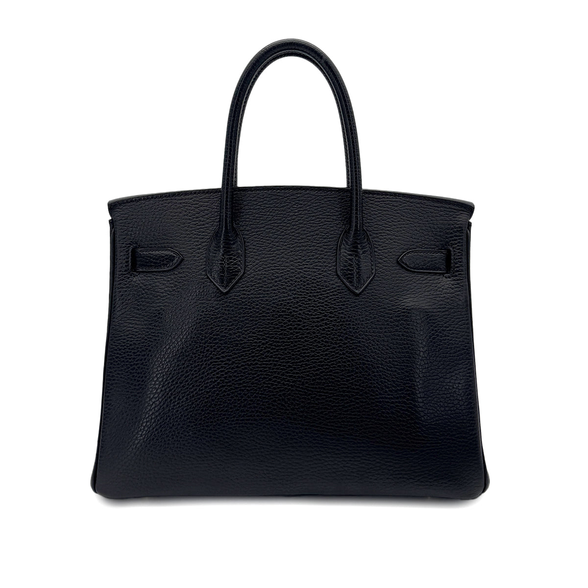 HERMES BIRKIN 30 BLACK ARDENNES HAND BAG □G GHW 90288494