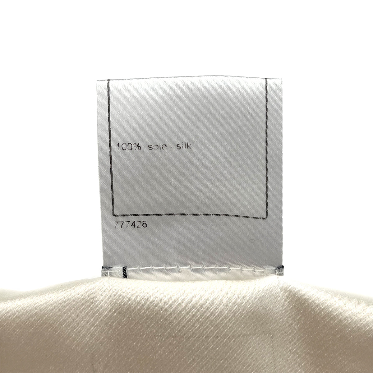 CHANEL SLEEVELESS TOPS LIGHT BEIGE SILK 36 07A RTW 90288507