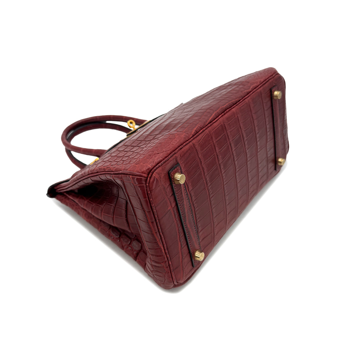 HERMES BIRKIN 30 ROUGE H CROCODILE NILOTICUS □E GHW 90288704