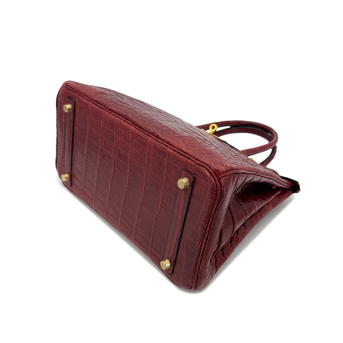 HERMES BIRKIN 30 ROUGE H CROCODILE NILOTICUS □E GHW 90288704