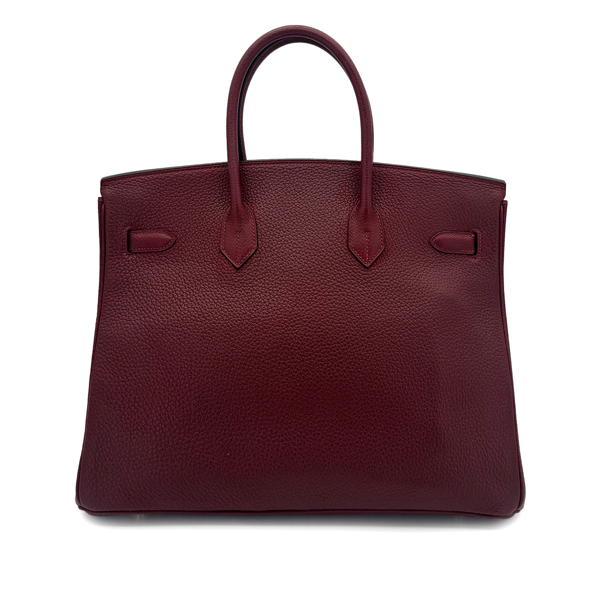 HERMES BIRKIN 35 ROUGE H TAURILLON CLEMENCE HAND BAG □G GHW 90289033