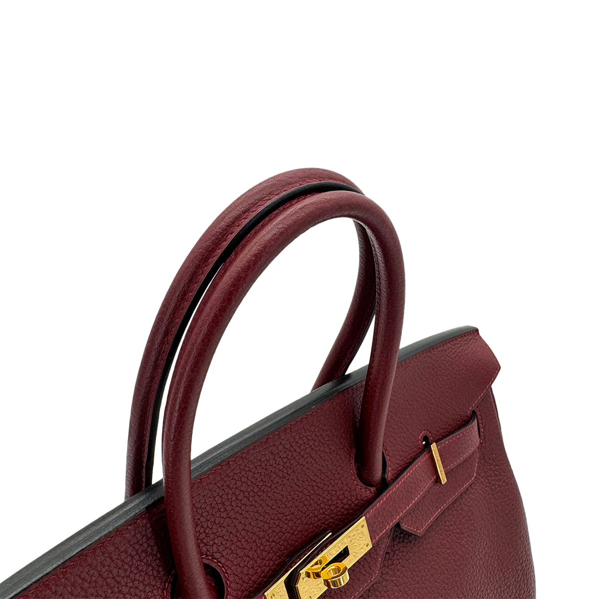 HERMES BIRKIN 35 ROUGE H TAURILLON CLEMENCE HAND BAG □G GHW 90289033