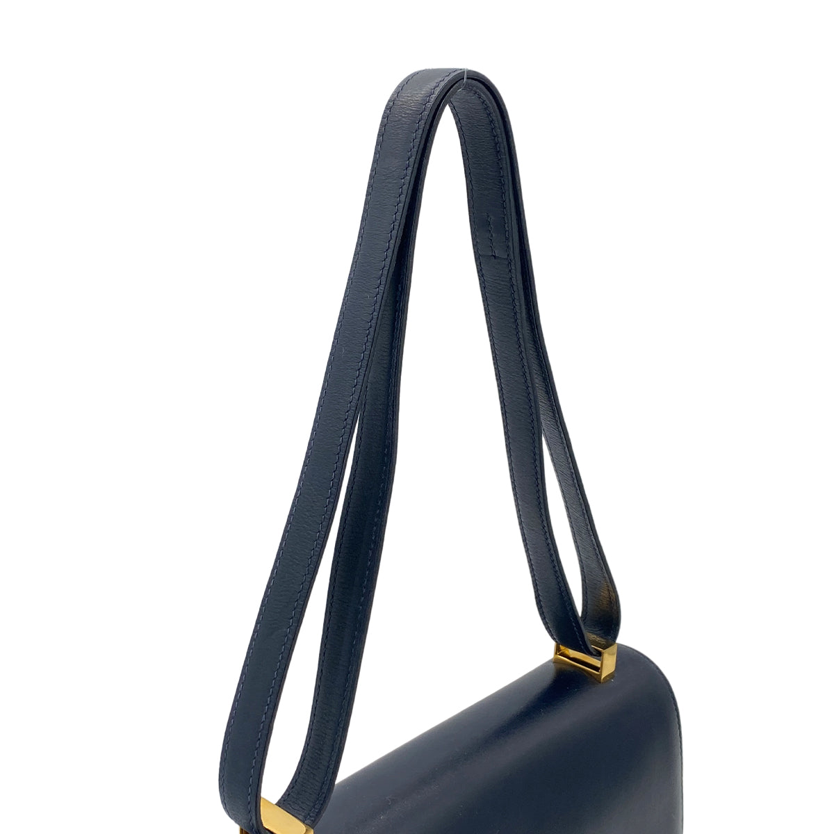 HERMES CONSTANCE 23 BLUE INDGO BOXCALF HAND BAG GHW 90289056