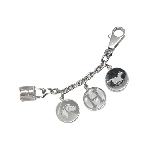 HERMES BAG CHARM AMULET 4 SILVER ACCESSORY 90289555