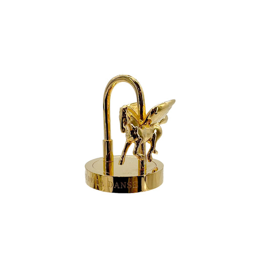 HERMES CADENA CHARM ANNEE DE LA DANSE 2007 GOLD ACCESSORY 90291244