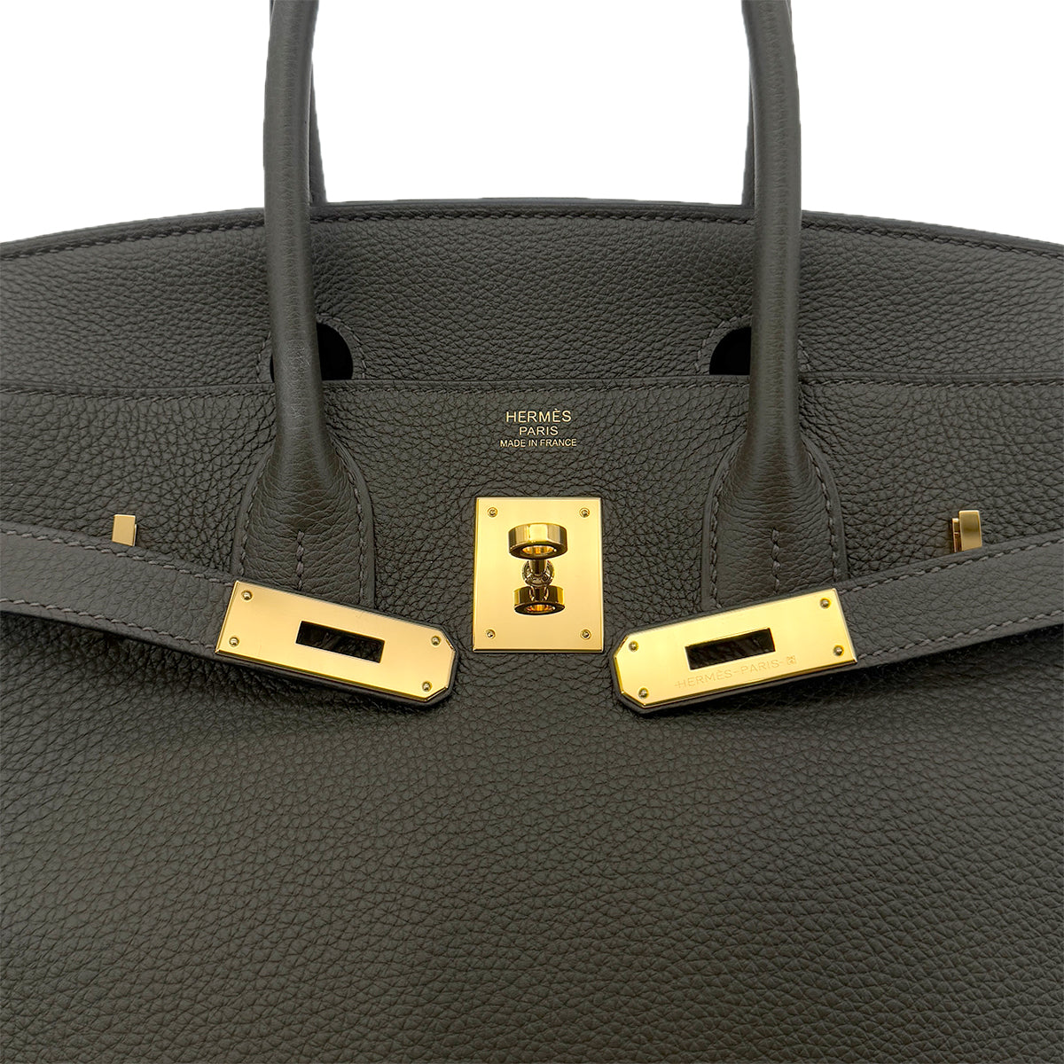 HERMES BIRKIN 30 VERT OLIVE TOGO HAND BAG Y GHW 90291299