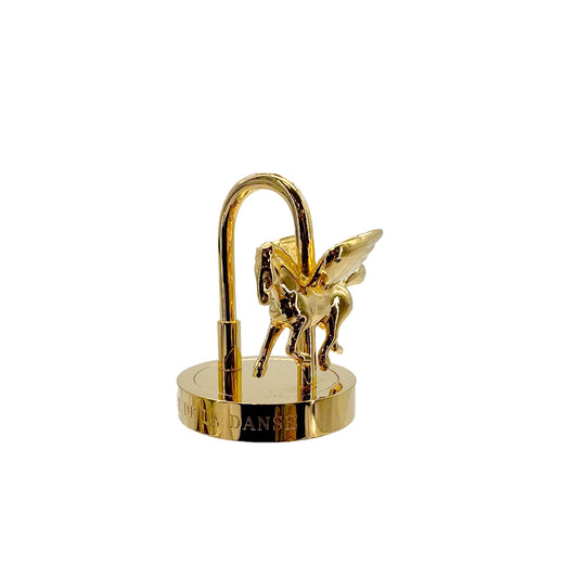 HERMES CADENA CHARM ANNEE DE LA DANSE 2007 GOLD ACCESSORY 90291313