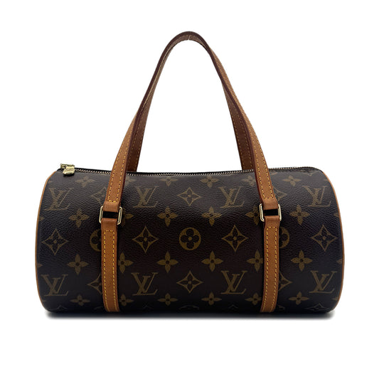 LOUIS VUITTON MONOGRAM PAPILLON 26 HAND BAG BROWN MONOGRAM CANVAS M51386 90291869