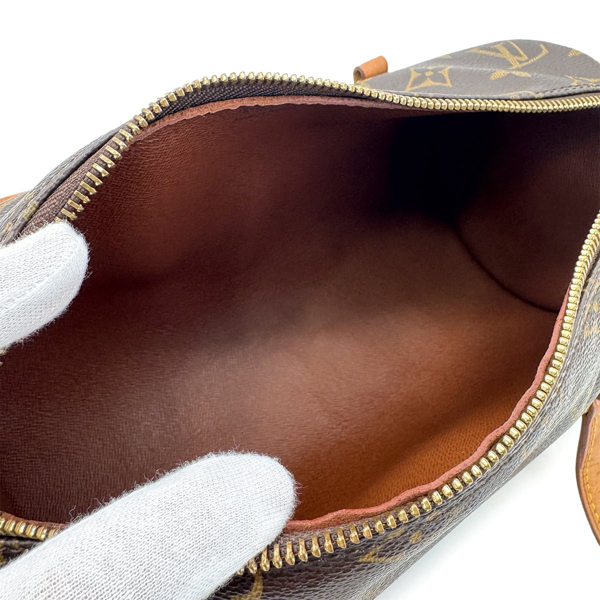 LOUIS VUITTON MONOGRAM PAPILLON 26 HAND BAG BROWN MONOGRAM CANVAS M51386 90291869