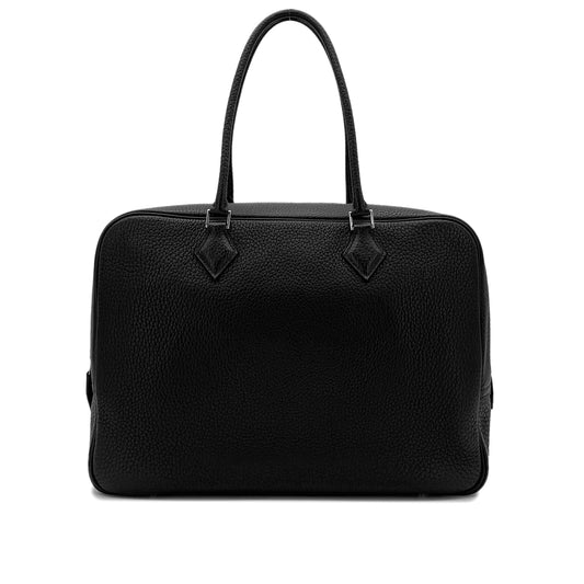 HERMES PLUME 35 BLACK FJORD SHOULDER BAG □G SHW 90291877