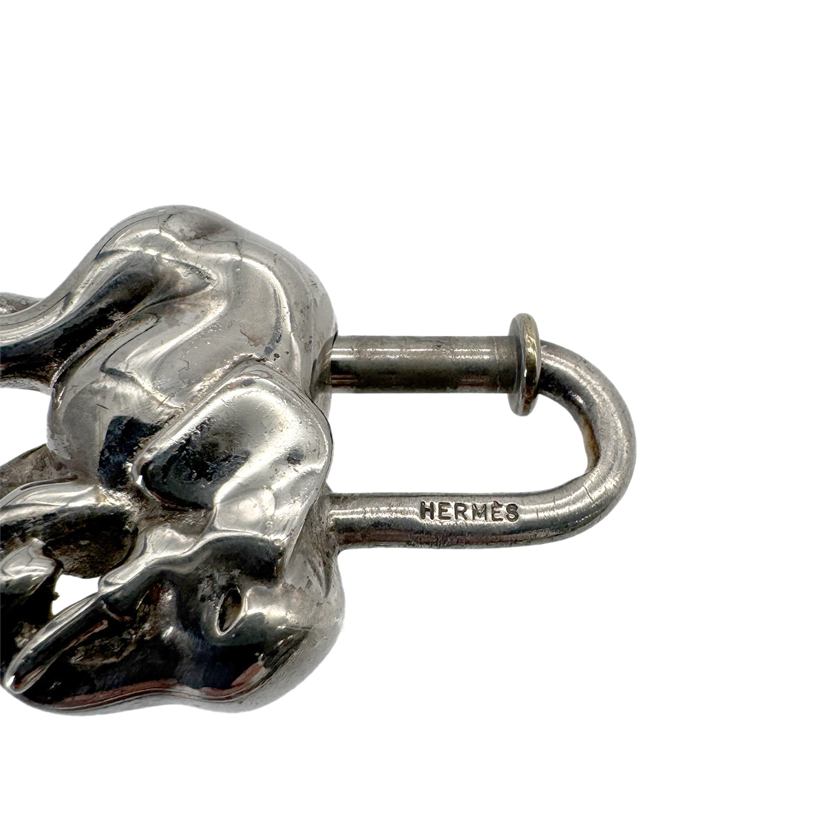 HERMES CADENA CHARM EXOTISME ELEPHANT 1988 SILVER ACCESSORY 90291899