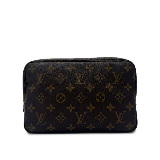 LOUIS VUITTON MONOGRAM TROUSSE TOILETTE 23 CLUTCH BAG BROWN MONOGRAM CANVAS M47524 90291900