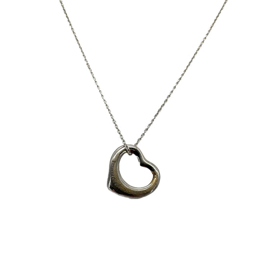 TIFFANY&Co. NECKLACE OPEN HEART 16MM SILVER925 ACCESSORY 90292040