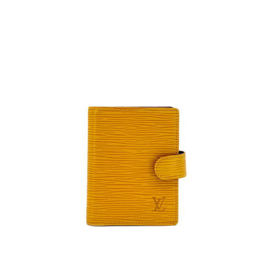 LOUIS VUITTON EPI AGENDA MINI TASSILI YELLOW EPI LEATHER R20079 90292043