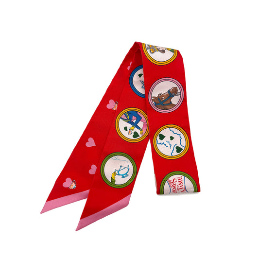 HERMES TWILLY TEA TIME SCARF MULTICOLOR SILK 90292054