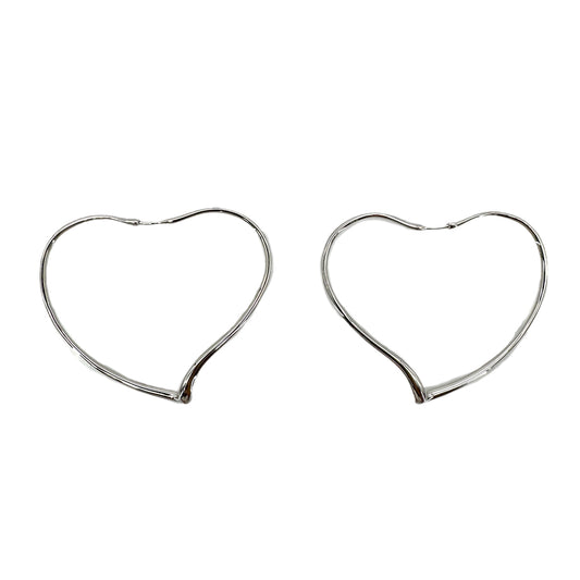 TIFFANY&CO. EARRINGS ELSA PERETTI OPEN HEART SILVER925 ACCESSORY 90292070