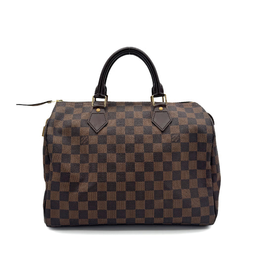 LOUIS VUITTON DAMIER SPEEDY 30 HAND BAG EBENE N41531 90292089