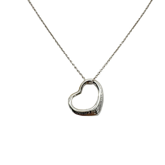 TIFFANY&Co. NECKLACE OPEN HEART 16MM SILVER925 ACCESSORY 90292702