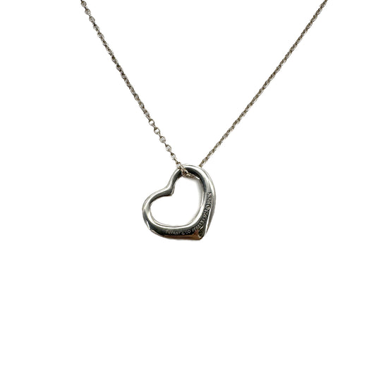 TIFFANY&Co. NECKLACE OPEN HEART 16MM SILVER925 ACCESSORY 90292707