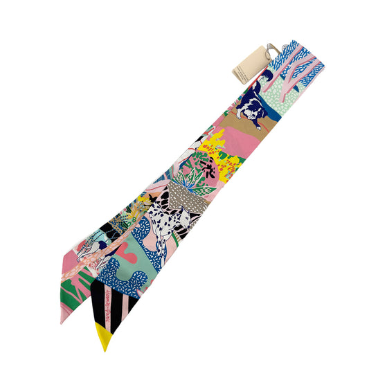 HERMES TWILLY LIBERTE SCARF MULTICOLOR SILK 90292796