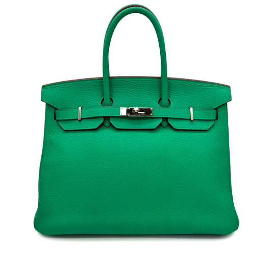 HERMES BIRKIN 35 MINT TOGO HAND BAG □G SHW 90292878
