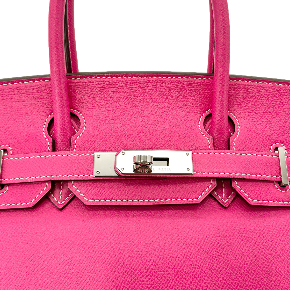HERMES CANDY BIRKIN 30 ROSE TYRIEN RUBIS VEAU EPSOM HAND BAG □O SHW 90292988