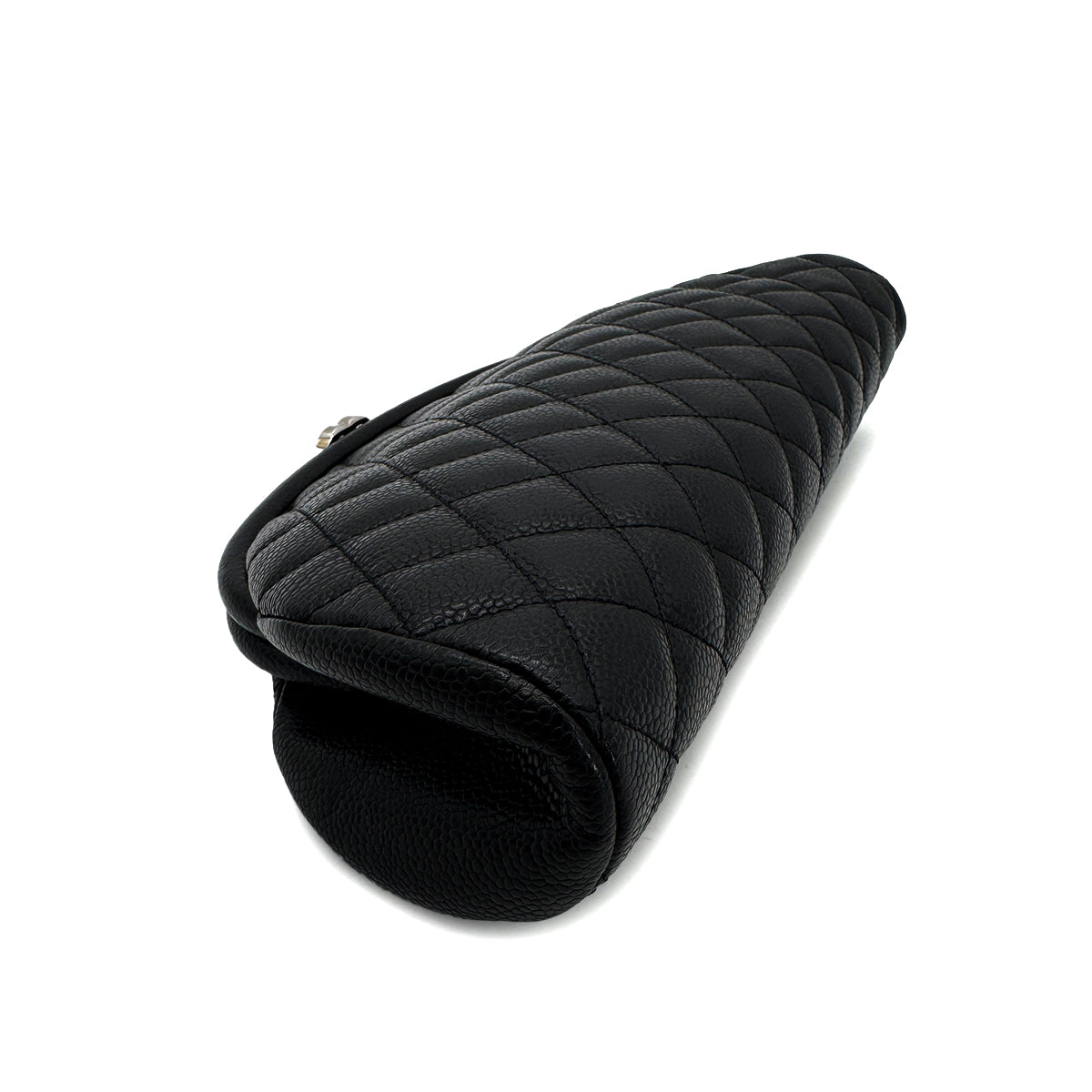 CHANEL MATELASSE CLUTCH BAG BLACK CAVIAR SKIN 90293014