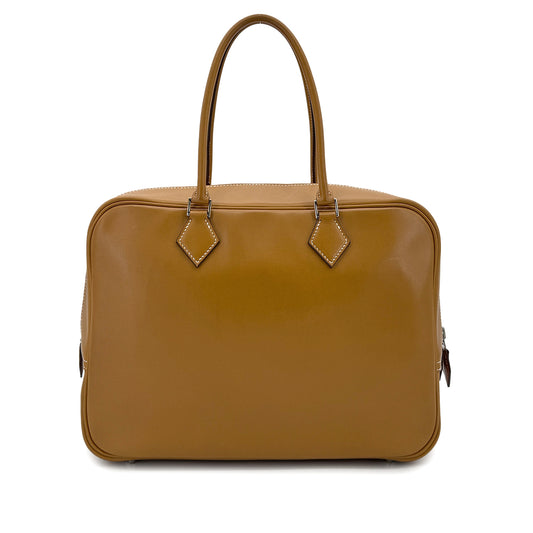 HERMES PLUME 32 VERSO NATURAL LIME VEAU BUTLER CHEVRE □R 90293021