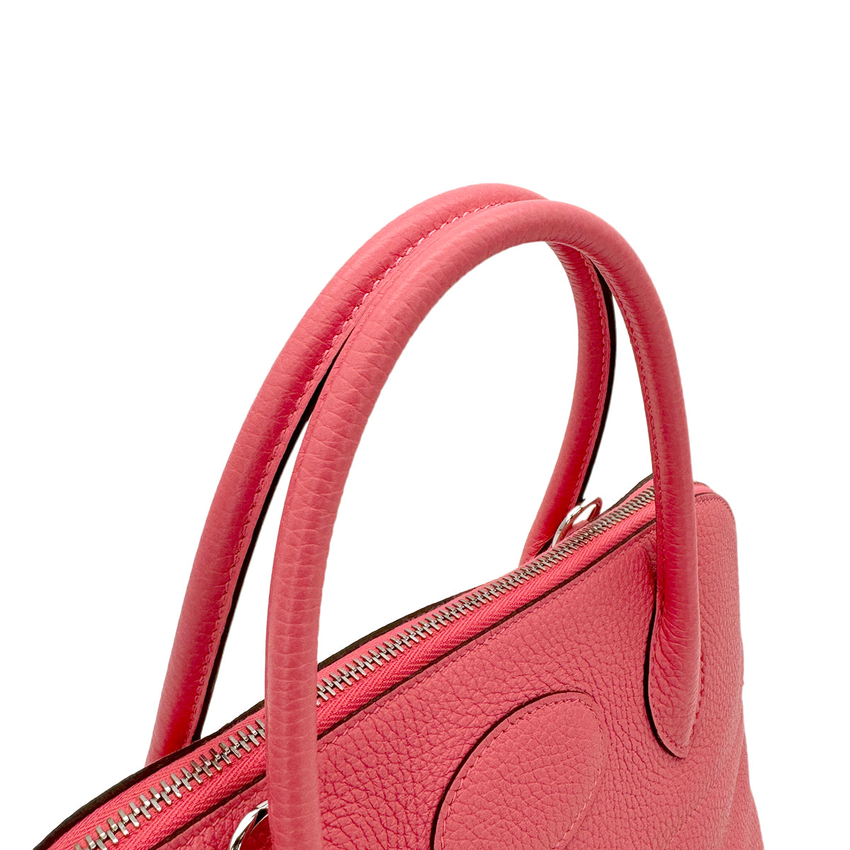 HERMES BOLIDE 31 ROSE AZALEE TAURILLON CLEMENCE HAND SHOULDER BAG Y SHW 90293297