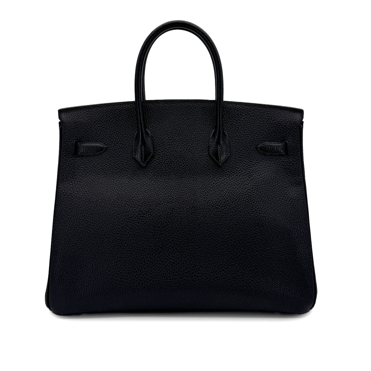 HERMES BIRKIN 35 BLACK VACHE LIEGE HAND BAG □B GHW 90293537