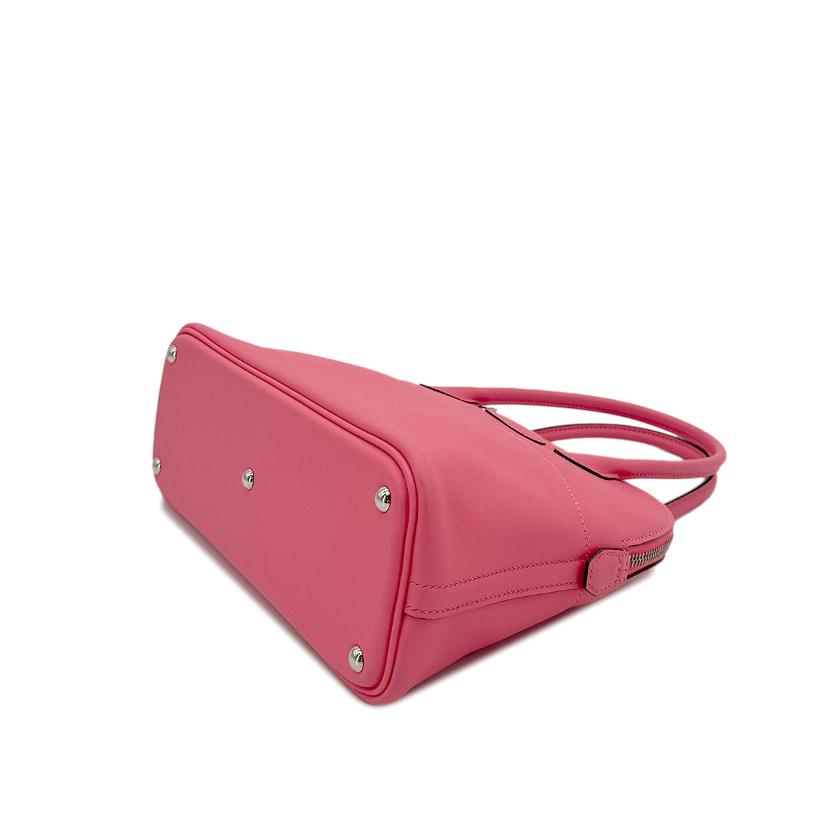 HERMES BOLIDE 27 ROSE AZALEE VEAU SWIFT HAND SHOULDER BAG D 90294140