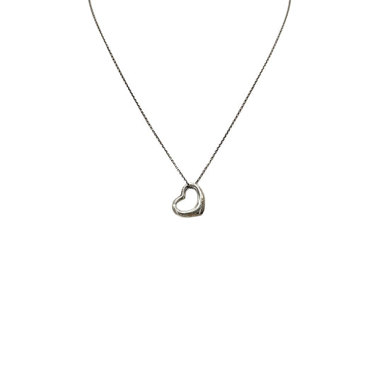 TIFFANY&CO. NECKLACE OPEN HEART 16MM SILVER925 ACCESSORY 90294802