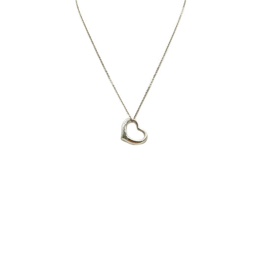 TIFFANY&CO. NECKLACE OPEN HEART 22MM SILVER925 ACCESSORY 90294804