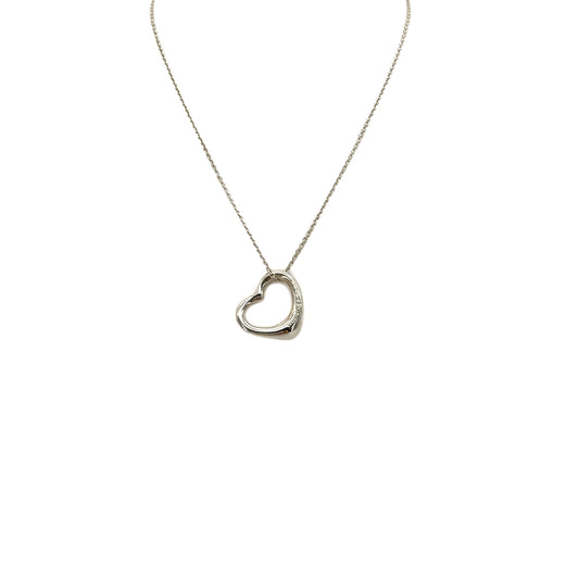 TIFFANY&CO. NECKLACE OPEN HEART 22MM SILVER925 ACCESSORY 90294805