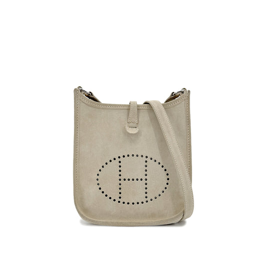 HERMES EVELYNE TPM GRAY DOBRIS SHOULDER BAG □H 90294826