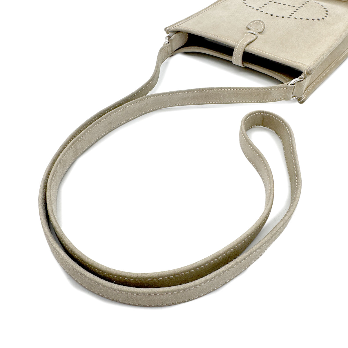HERMES EVELYNE TPM GRAY DOBRIS SHOULDER BAG □H 90294826