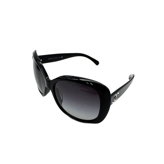 CHANEL SUNGLASSES COCOMARK BLACK EYEWEAR 90295004