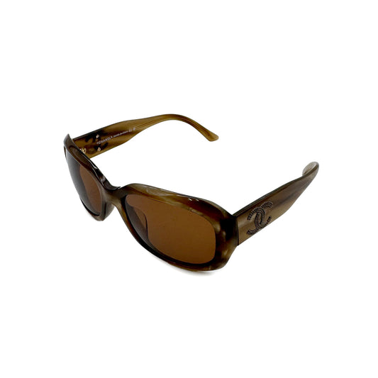 CHANEL SUNGLASSES COCOMARK BROWN EYEWEAR 90295007