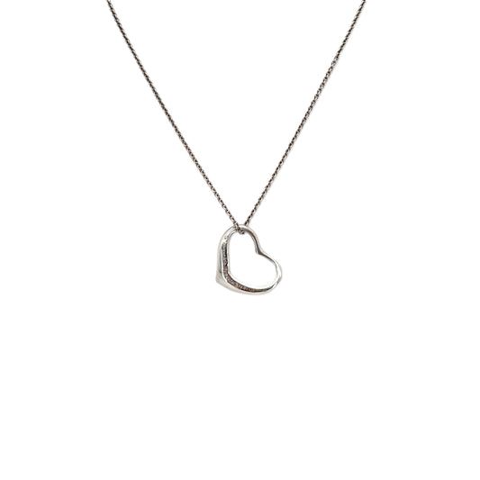 TIFFANY&Co. NECKLACE OPEN HEART 22MM SILVER925 ACCESSORY 90295105